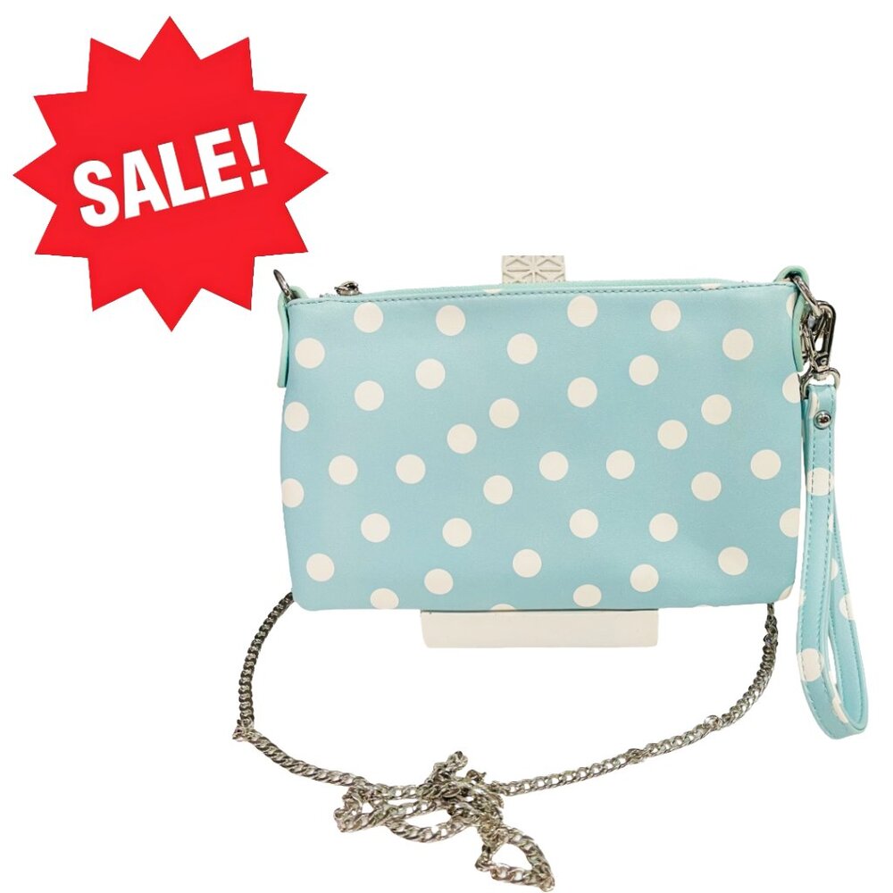 Medium Fresh Canvas Dot Makeup Crossbody Bag Simple and portable